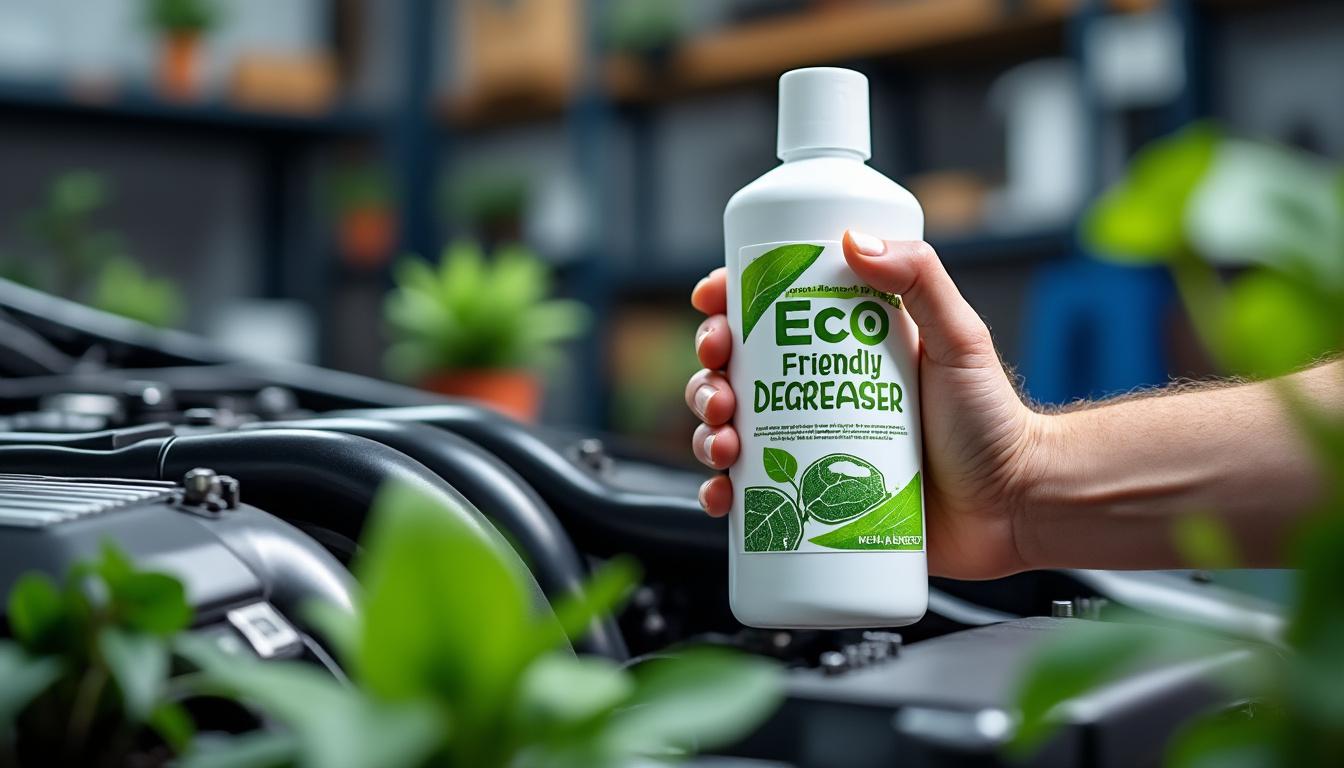 découvrez comment choisir un dégraissant moteur à la fois efficace et respectueux de l'environnement pour entretenir votre véhicule tout en préservant la planète.