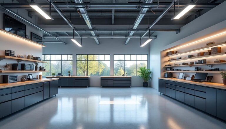 découvrez nos conseils pour bien choisir et installer l'éclairage idéal dans votre garage, assurant sécurité et efficacité lumineuse.