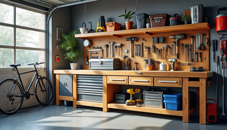 découvrez nos conseils pour choisir l'établi parfait adapté à vos besoins et optimiser l'espace de votre garage.