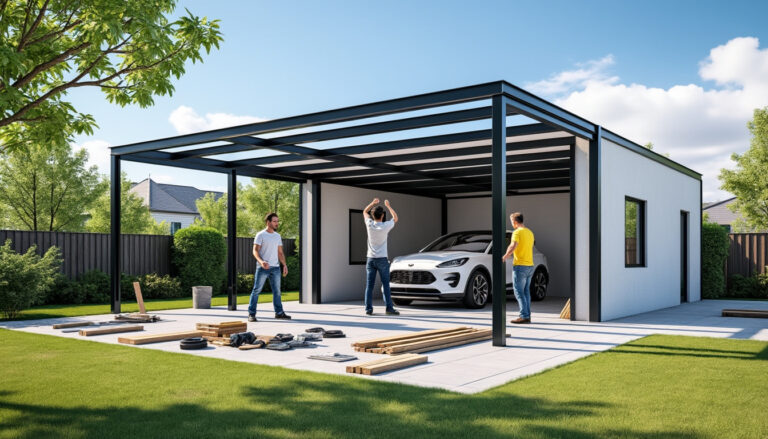 découvrez tout ce qu'il faut savoir sur le garage en kit : ses avantages, les étapes d'installation, et les différents prix pour bien choisir votre solution.