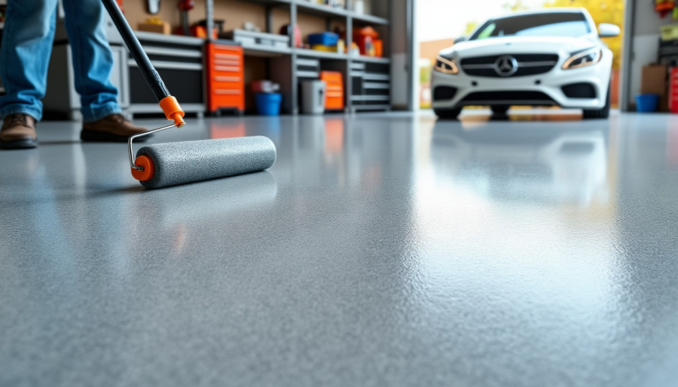 découvrez comment choisir la peinture sol idéale pour votre garage et appliquez la meilleure finition pour un résultat durable et esthétique.