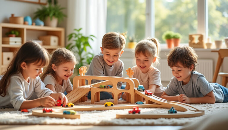 découvrez pourquoi un jouet en bois garage est idéal pour stimuler l'imagination des enfants, en favorisant leur créativité, leur motricité fine et leur apprentissage ludique.