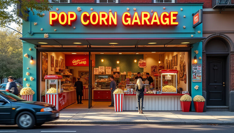 découvrez pop corn garage, une boutique originale dédiée aux amateurs de pop-corn avec des saveurs uniques et une expérience gourmande inoubliable.