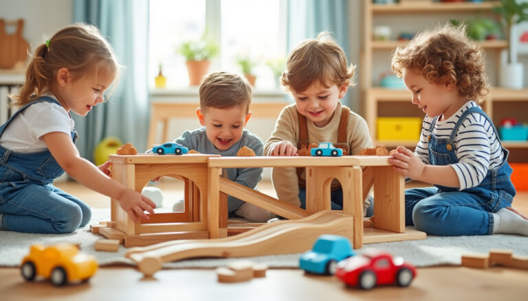 découvrez pourquoi un jouet garage en bois est idéal pour stimuler l'imagination, la motricité et le développement cognitif des enfants de manière ludique et écologique.