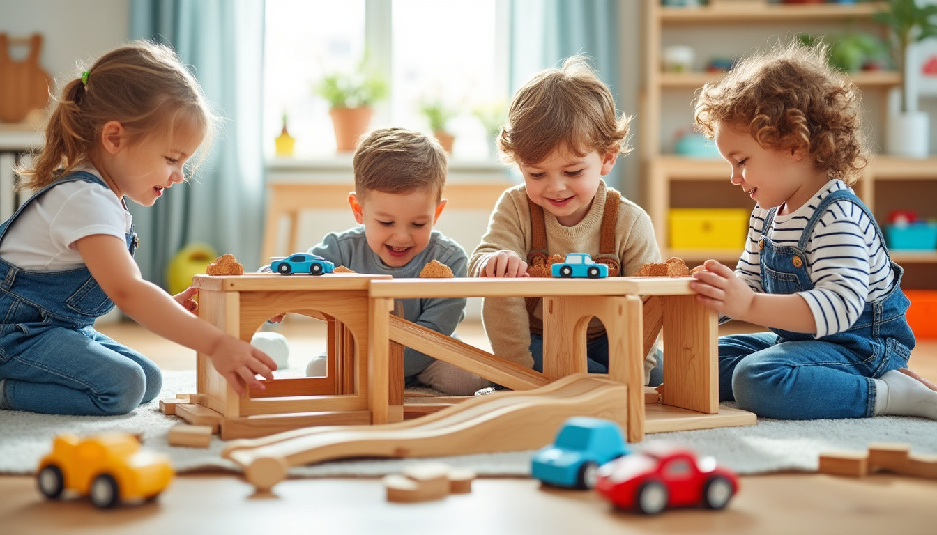 découvrez pourquoi un jouet garage en bois est idéal pour stimuler l'imagination, la motricité et le développement cognitif des enfants de manière ludique et écologique.